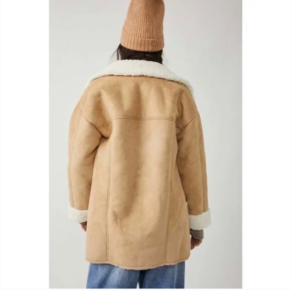 Free People Diogo Coat / Ivory Combo size XS NWT - Picture 5 of 16